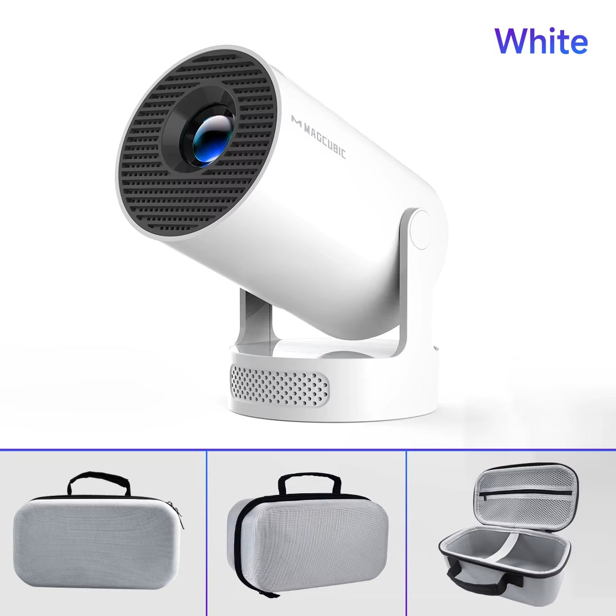Projector HY300 PRO + 8K Android 14 Dual Wifi6 Allwinner H726 BT5.4 1080P 1280*720P Home Cinema Outdoor Projetor